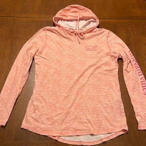 Vineyard Vines Orange T-Shirt Hoodie - Sz XS